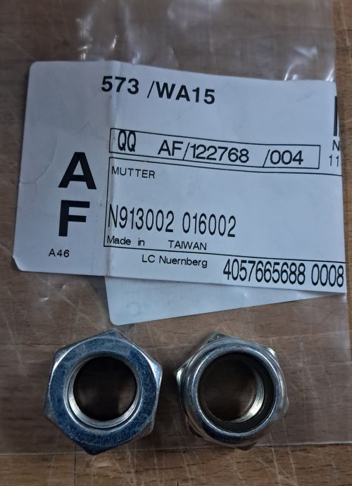 N 913002 016002   Mutter M 16 x 1.5